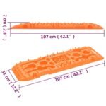 vidaXL Planches de traction 2 pc Orange 107x31x7 cm Nylon – Image 9
