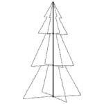 vidaXL Arbre de Noël cône 240 LED d'intérieur/d'extérieur 118x180 cm – Image 6
