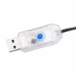 vidaXL Arbre de Noël cône 240 LED d'intérieur/d'extérieur 118x180 cm – Image 8