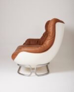 CANAPÉ EN CUIR KARATÉ MICHEL CADESTIN. 1970s – Image 3