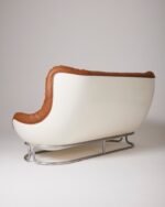 CANAPÉ EN CUIR KARATÉ MICHEL CADESTIN. 1970s – Image 4