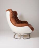 CANAPÉ EN CUIR KARATÉ MICHEL CADESTIN. 1970s – Image 7