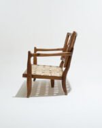 CANAPÉ JOSÉ EN CHÊNE. GUILLERME ET CHAMBRON. 1950s – Image 3