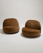 PAIRE DE FAUTEUILS ELYSÉE. LIGNE ROSET. PIERRE PAULIN. 1970s