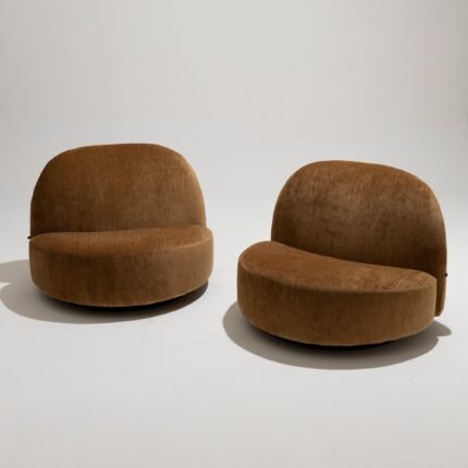 PAIRE DE FAUTEUILS ELYSÉE. LIGNE ROSET. PIERRE PAULIN. 1970s