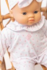 Accessoire poupon - Ensemble Camille étoilé rose bonton + minikane – Image 3