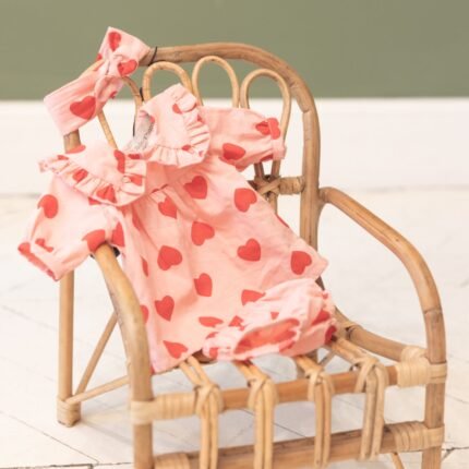 Accessoire poupon - Ensemble Karina cœur bonton + minikane