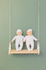 Accessoire poupon - Ensemble Camille étoilé rose bonton + minikane – Image 4