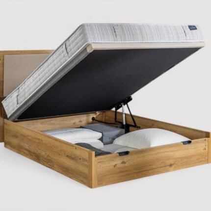 Lit coffre CORINE Bois Estepa