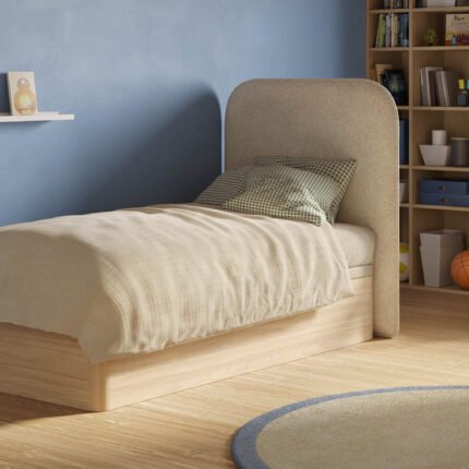 Lit coffre TEDDY latéral Bois Cambrian