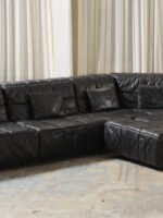 CANAPÉ MODULABLE CASTELL EN CUIR. HANS HOPFER. 1980s – Image 12