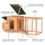 Grand poulailler en Bois avec Pondoir et Perchoir – Image 4