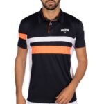 Polo de sport tricolore