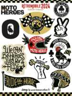 Stickers MOTO HEROES Edition Collector RETROMOBILE – Image 2