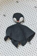 Doudou - Pingouin Tim gris foncé