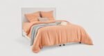 Pack lit coffre. matelas et tête de lit NINA Queens Beige – Image 3