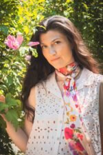 Foulard bandeau  Le jardin – Image 5