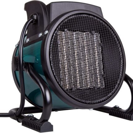 Chauffage électrique 2000W vert noir Vendos85