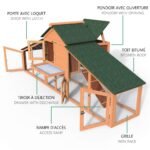 Poulailler en Bois XL avec Pondoir et Perchoir – Image 5