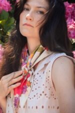 Foulard triangle le jardin – Image 10