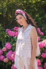 Foulard triangle le jardin – Image 5