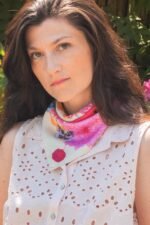 Foulard triangle le jardin – Image 7