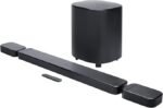 JBL Bar 800 MK2, Barre de Son Bluetooth 7.1 canaux pour TV avec Enceintes détachables, Caisson de Basses de 25,4 cm, Dolby Atmos, HDMI eARC, Wi-FI, vidéo 4K, PureVoice 2.0 et MultiBeam 3.0, Noir